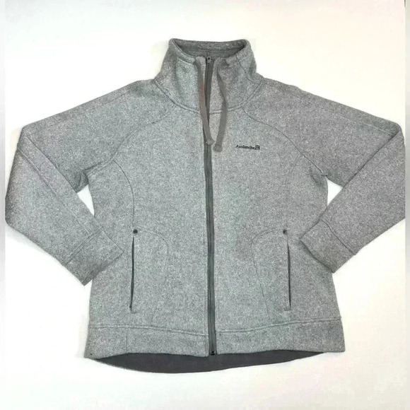Avalanche Sweaters - Avalanche Women’s Full Zip Mock Neck Sweater, Thermal Layering Jacket Size- XL